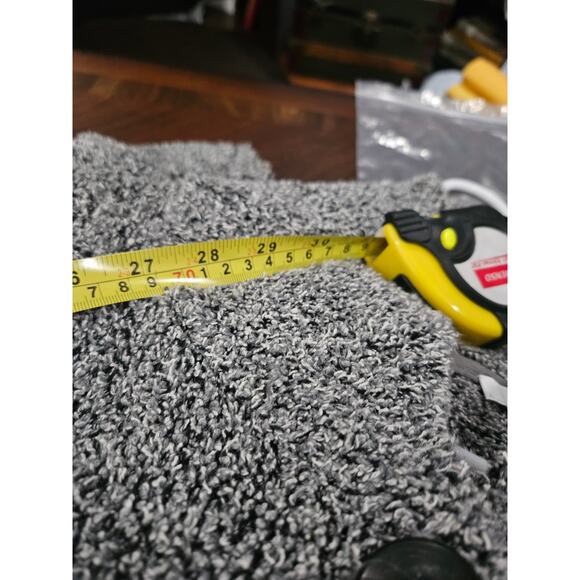 J. Jill Pure Jill Marled Heavy Black White Marled Sweater Cardigan Size L Large - Picture 15 of 16